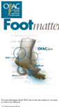 Mobile Screenshot of footmatters.com