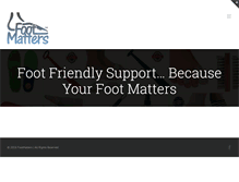 Tablet Screenshot of footmatters.net